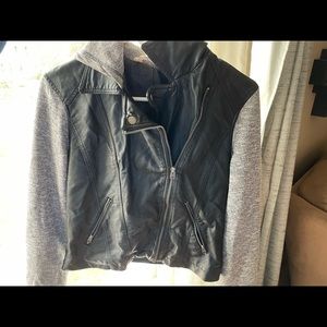 Hollister leather jacket